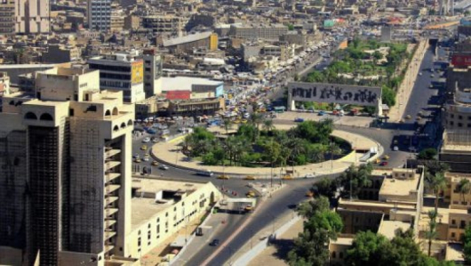 Изглед на Багдад от въздуха