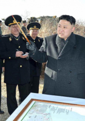 Ким Чен-ун е направил визита на военната част във втория по големина град в Северна Корея. Сн.: EPA/БГНЕС