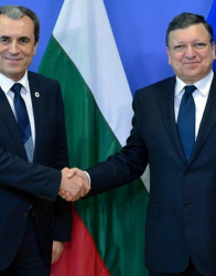 Пламен Орешарски уверил Жозе Барозу, че България ще се съобрази с препоръките на Европейската комисия за ”Южен поток”. Сн.: БГНЕС