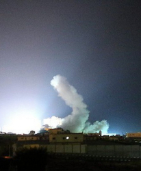 Израелската армия е нанесла над 200 удара по позиции на екстремисти в ивицата Газа. Сн.: EPA/БГНЕС