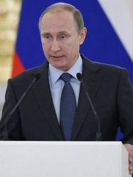 Руският президент Владимир Путин критикува американската позиция по отношение на мигрантската криза в Европа. Сн.: EPA/БГНЕС