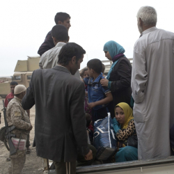 В Ирак в момента вниманието е насочено към спасяването на хората в Мосул и околностите. Сн.: БТА