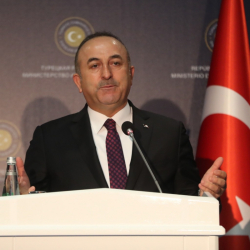 Турският външен министър Мевлют Чавушоглу оспори международните договори за границите. Сн.: БТА