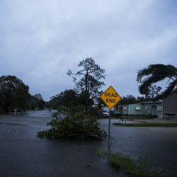 Ураганът Ирма предизвика наводнения във Флорида. Сн.: БТА