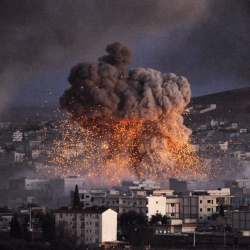 Срещу различни обекти в Сирия на 14 април са били изстреляни около 100 ракети от три страни. Сн.: Getty Images/Guliver Photos