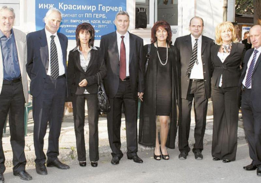 Красимир Герчев с кандидатите за кметове на селата