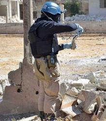 Инспектори на ООН разследват употребата на химическо оръжие в Сирия. Сн.: EPA/БГНЕС
