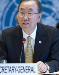 Генералният секретар на ООН Бан Ки-мун е бил шокиран от твърденията за корупция в организацията. Сн.: EPA/БГНЕС