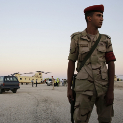 Египетски войник в Синай. Сн.: БТА
