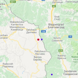 Земетресение е регистрирано на границата с Македония. Сн.: Dir.bg