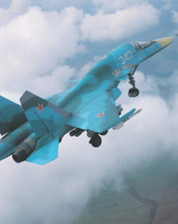 Руските изтребители Су-34 вече ще са въоръжени с ракети ”въздух-въздух” в небето над Сирия. Сн.: ausairpower.net