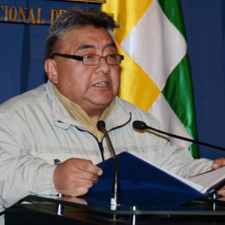 Родолфо Илянес, зам.-министър в Боливия бил убит от стачкуващи миньори. Сн.: БТА
