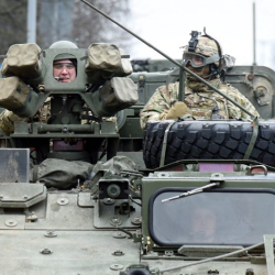 Американски воиници по време на учение в Полша през февруари т.г. Сн.: EPA/БГНЕС