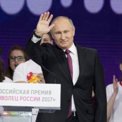 Владимир Путин ще даде пресконференцията три месеца преди изборите. Сн.: БТА