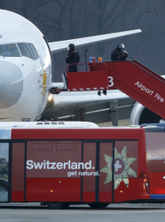 Самолетът е на Swiss Airlines (Снимка архив). Сн.: EPA/БГНЕС
