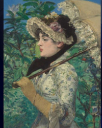 Мане рисува ”Пролет” през 1881 г. Сн.: Christie’s