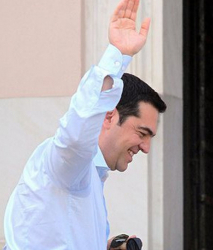 Премиерът Алексис Ципрас не е категоричен ще подаде ли оставка, ако отговорът на мнозинството гърци е ”да”. Сн.: EPA/БГНЕС