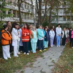 Преди време медиците в болницата във Враца протестираха. Сн.: БТА