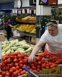 Русия е въвела забрана на вноса на хранителни продукти от САЩ и ЕС. Сн.: EPA/БГНЕС