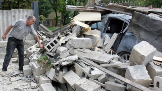 Разрушенията в Източна Украйна са с все по-големи мащаби. Снимка: EPA