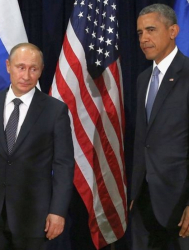 Владимир Путин и Барак Обама продължават Студената война в Сирия. Сн.: EPA/БГНЕС