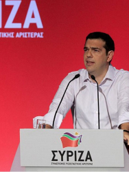 Ако гласуването беше сега, партията на доскорошния премиер Алексис Ципрас щеше да получи 23 на сто от гласовете. Сн.: EPA/БГНЕС